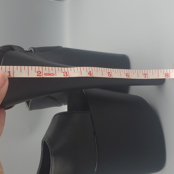 XTRA Exotic Dancer Performance Black Platforms Heels - Picture 9 of 12